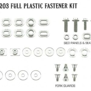 Airtime Volledige plastic set schroeven set Yamaha YZ 250F 14-18 & YZ 450F 14-17