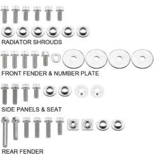 Airtime Volledige plastic set schroeven set Suzuki RM 125/250 01-08