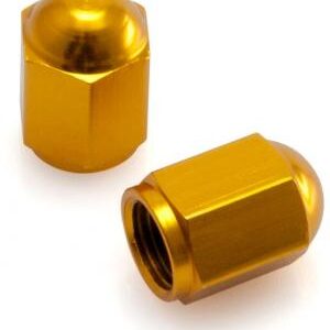 DRC Aluminium lucht ventieldoppen Goud ( set )