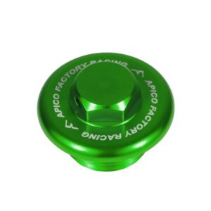Apico olievuldop aluminium Groen Kawasaki KX/KXF 04-
