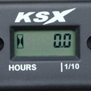 KSX urenteller met draad zwart
