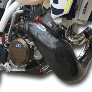 Pro Carbon uitlaatbocht bescherming Husqvarna TE 250/300 2017-2019 & TC 250 2017-2018 & KTM SX 250 2017-2018 & EXC 250/300 2017-2019 ( voor standaard uitlaatbocht )