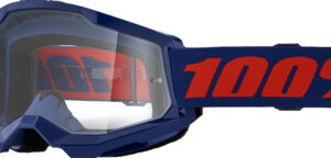 100% Strata 2 Crossbril Navy Blauw – heldere clear lens ( 2026 collection )
