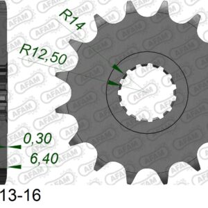 AFAM voortandwiel 13 tands Yamaha YFM 700 Raptor 2005-