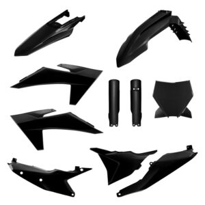 Polisport plastic kit volledig Zwart KTM SX/SX-F 125/250/300/350/450 2023- (2023 model)