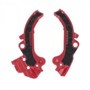 Acerbis X-Grip frame beschermers Rood / Zwart KTM SX 65 2024- & Husqvarna TC 65 2024- & Gas Gas MC 65 2024-