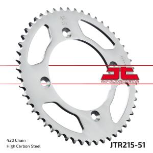 JT achtertandwiel 51 tands staal JTR215.51 voor 420 ketting