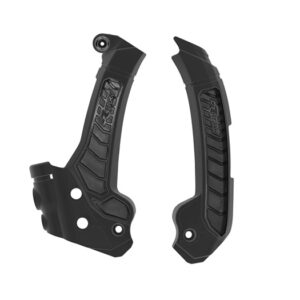 Racetech frame beschermers zwart Husqvarna TC 125/250 2023- & FC 250/350/450 2023- & TE 150i/250i/300i 2024- & FE 250/350/450/501 2024-