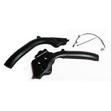 KTM Origineel/OEM frame beschermers zwart KTM 16-18 & Husqvarna 16- & Gas Gas