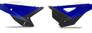 UFO Zijnummerborden Blauw/Zwart Factory Replica 2026 Honda CRF 250R 2025- & CRF 450R 2025-