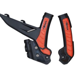 Racetech frame beschermers Zwart / Oranje KTM SX 125/250/300 2023- & SX-F 250/350/450 2023- & EXC/EXC-F 150/250/300/350/450/500 2024-