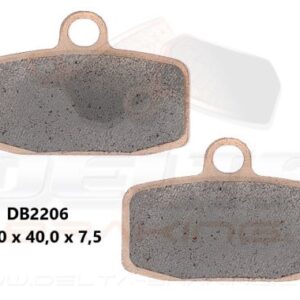 Delta Braking Sintered Voor remblokken KTM SX 85 2012-2020 Type D