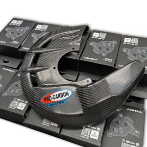 Pro Carbon voor remschijf beschermer universeel ( past ook op oversize remschijf ) zonder bevestiging set